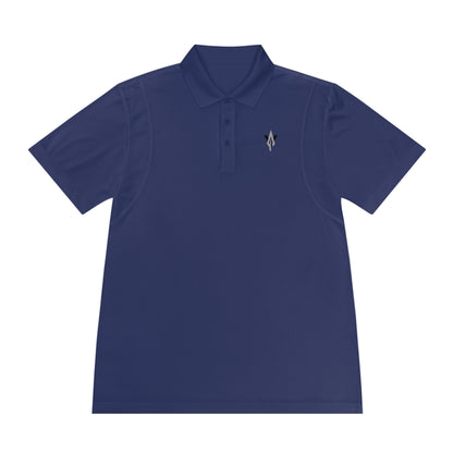 Vanguard silver logo, sport-tek polo shirt