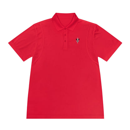 Vanguard silver logo, sport-tek polo shirt