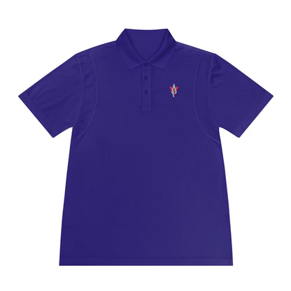 Vanguard red/silver logo, sport-tek polo shirt
