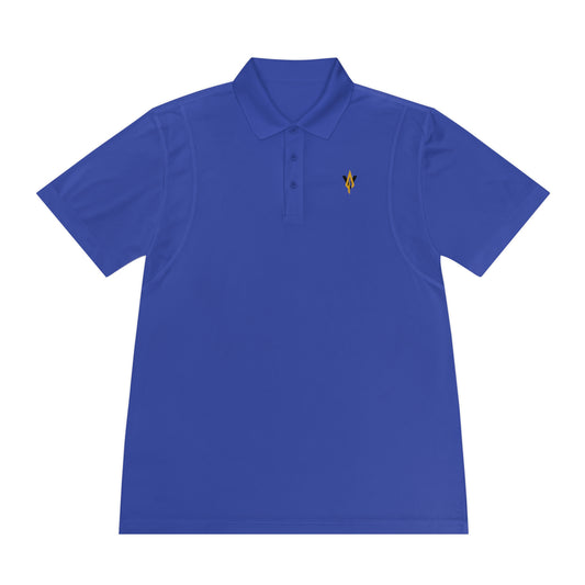 Vanguard gold logo, sport-tek polo shirt - Vanguard Athletics - Be ready