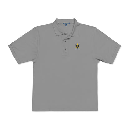Embroidered Unisex Polo Shirt – Vanguard gold logo - Vanguard Athletics - Be ready
