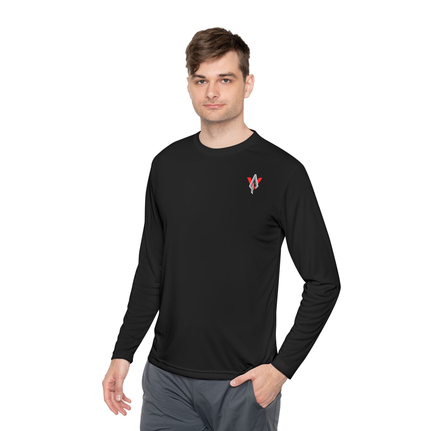 Vanguard Athletics Lightweight Long Sleeve Tee - White design