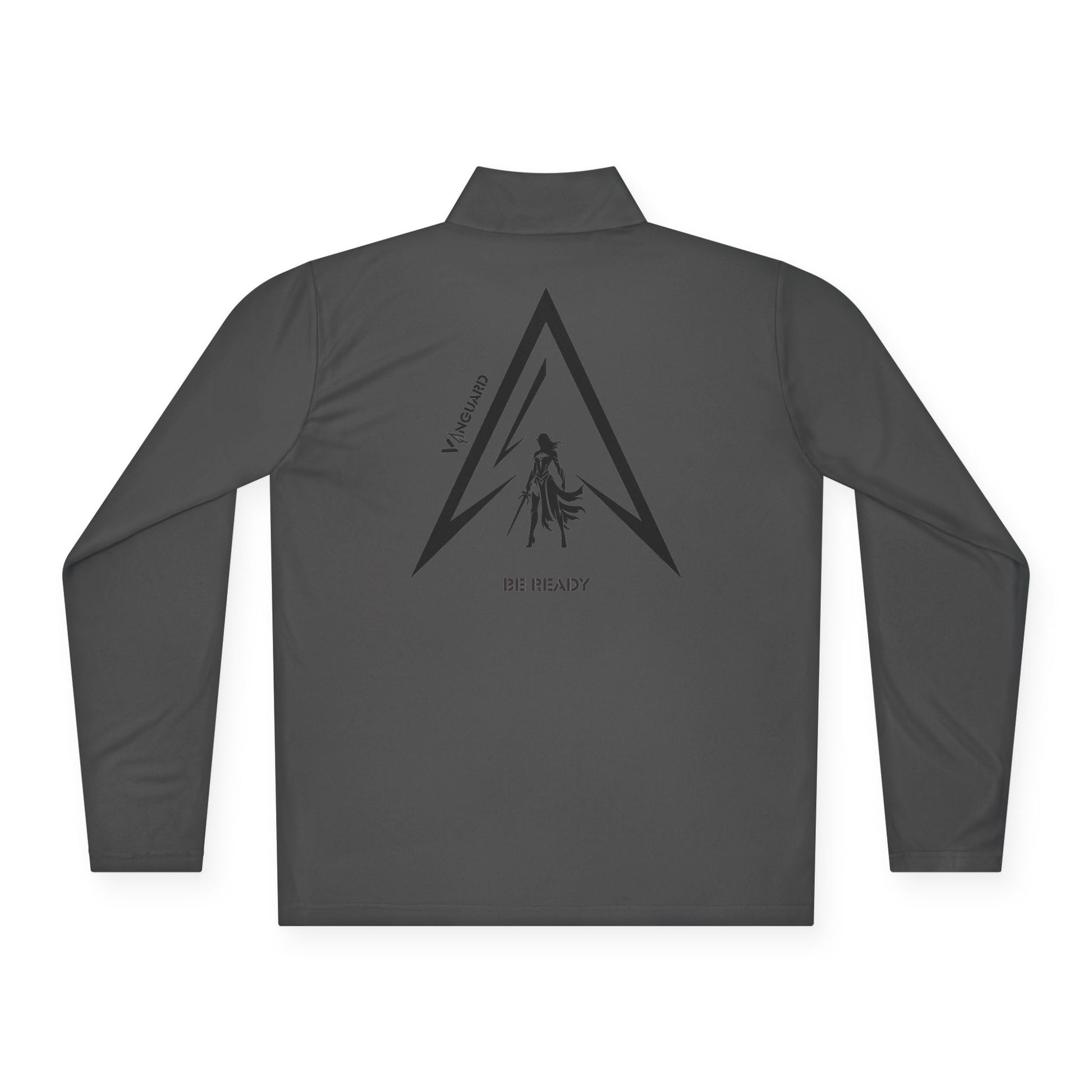 Fitness Collection - Woman's Warrior side quarter - zip pull over - Vanguard Athletics - Be ready
