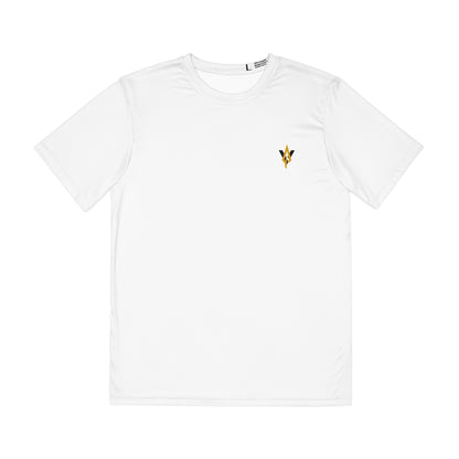Men's Motivational Polyester Tee - Embrace Challenges - Keep Pushing - Vanguard Athletics - Be ready