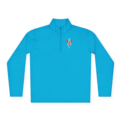 Fitness Collection - Woman's Warrior side quarter - zip pull over - Vanguard Athletics - Be ready