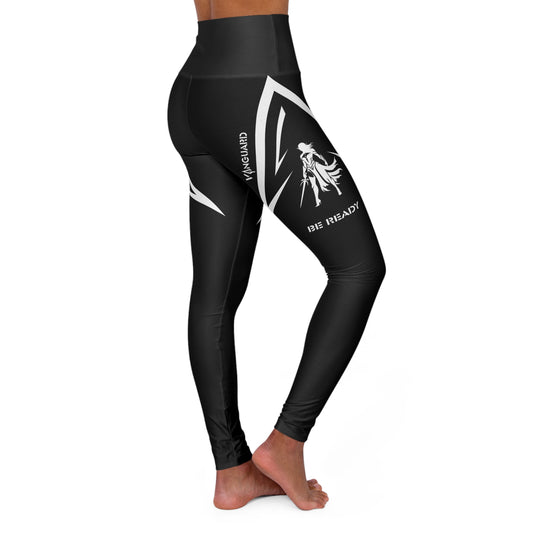Fitness collection - Woman's warrior side white design yoga pants - Vanguard Athletics - Be ready