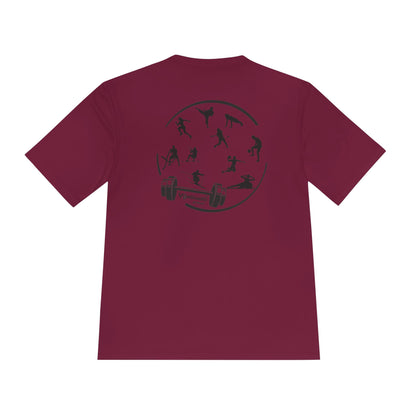 Fitness collection - Gold logo,  Moisture wicking Tee - Vanguard Athletics - Be ready