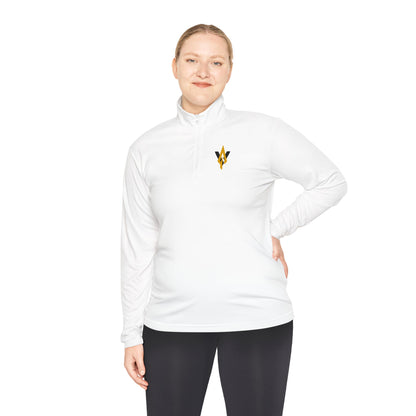 Men's Quarter-Zip Pullover  Vanguard gold logo