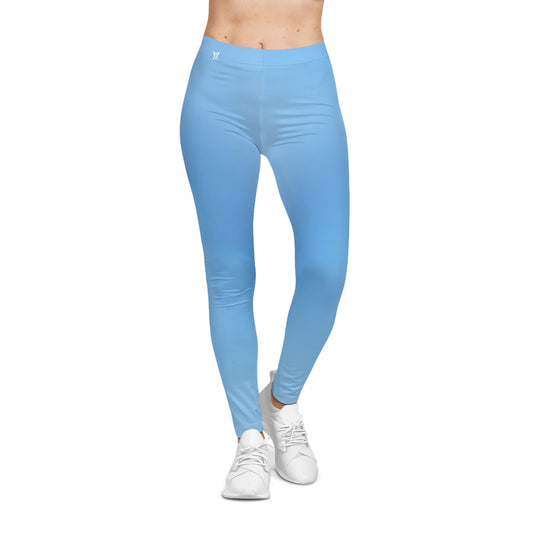 Sky Blue Women's Casual Leggings - Yoga Pants, Fitness Training, Active Wear. - Vanguard Athletics - Be ready