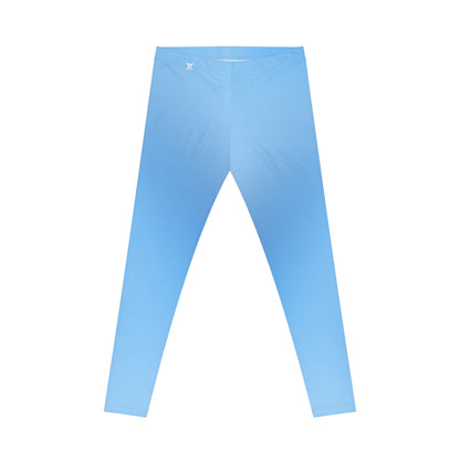 Sky Blue Women's Casual Leggings - Yoga Pants, Fitness Training, Active Wear.