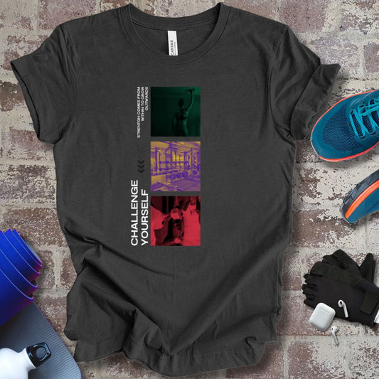 Vibrant colors Tee, for fitness motivation - Vanguard Athletics - Be ready