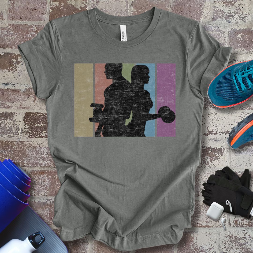 Retro Gym mood for fitness enthusiasts.