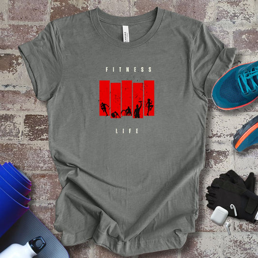 ' Fitness Life' Retro Inspired Graphic Tee