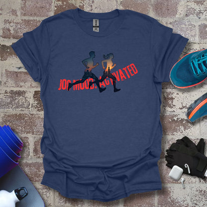 Motivational Running T-Shirt – " Jog mood: Activated"