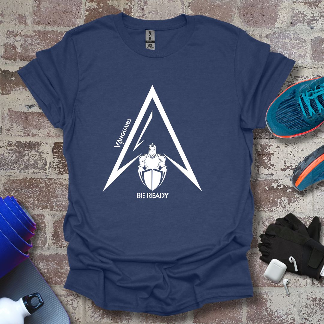 Vanguard Athletics Designs Collection - Men's Warrior side spear white logo