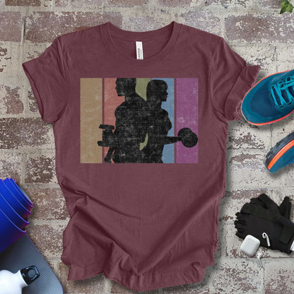 Retro Gym mood for fitness enthusiasts.