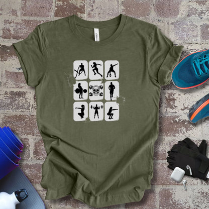 'No pain no gain' tee for fitness anthusiasts. - Vanguard Athletics - Be ready
