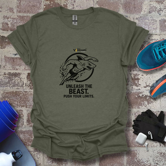 'Unleash the Beast, Push Your Limits' - Swimming motivation