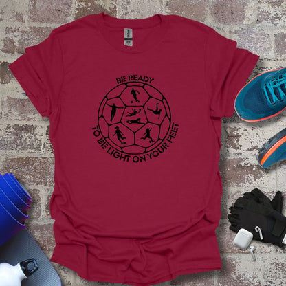Be ready Collection - Soccer motivation v1 dark design