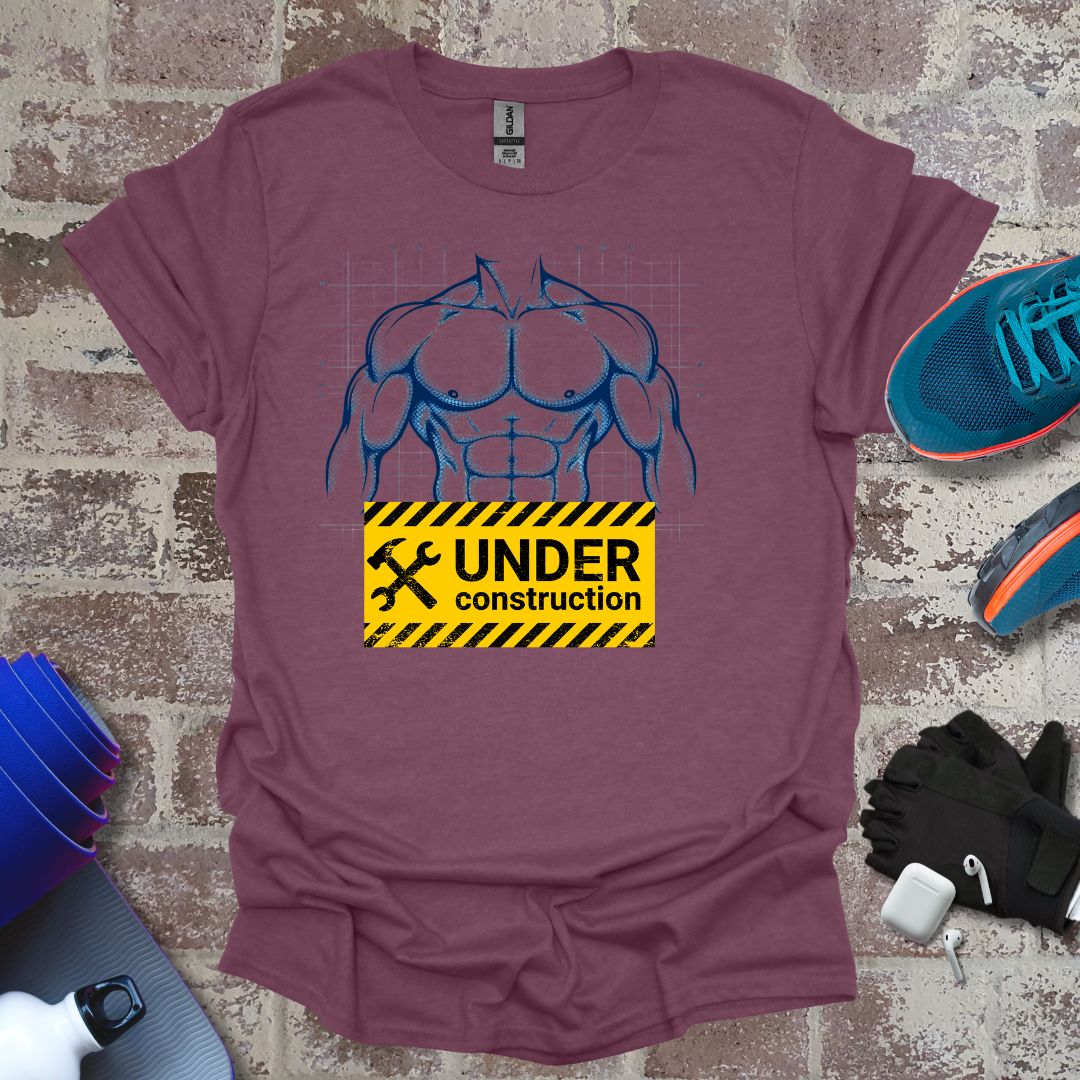 Gym motivation "Under Construction"  Soft style T-Shirt