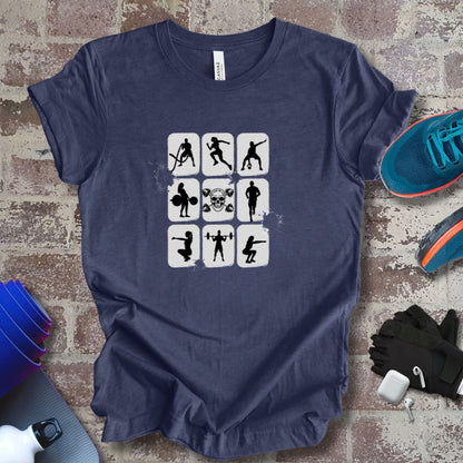 'No pain no gain' tee for fitness anthusiasts. - Vanguard Athletics - Be ready