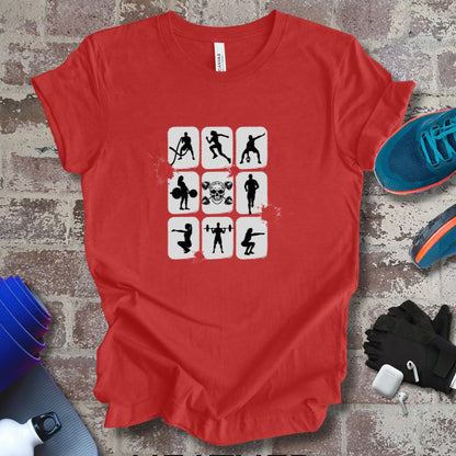 'No pain no gain' tee for fitness anthusiasts. - Vanguard Athletics - Be ready