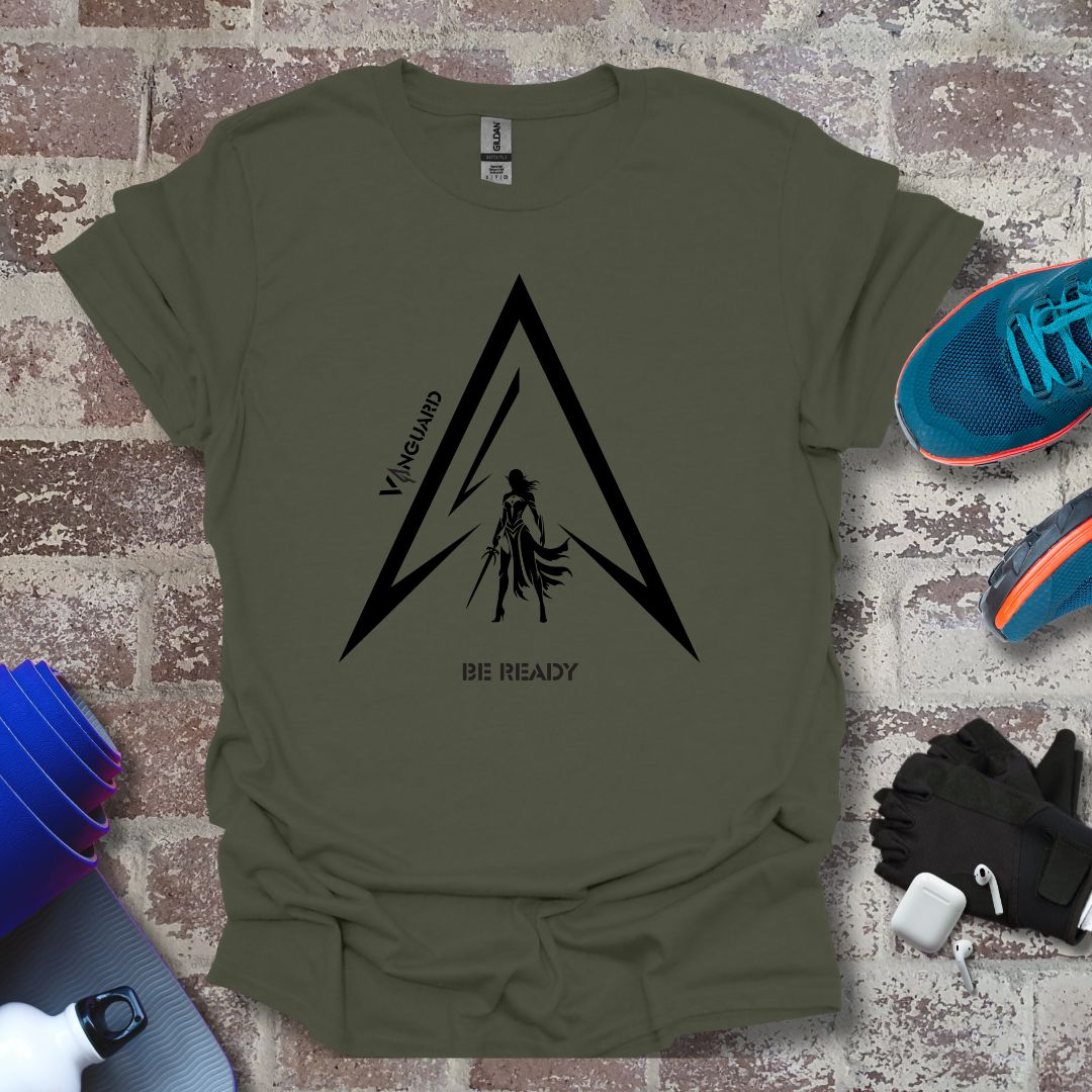 Vanguard Athletics Designs Collection - Woman's Warrior side spear logo