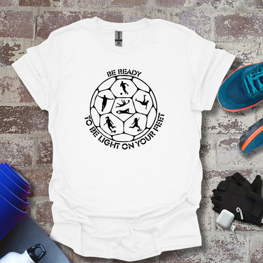 Be ready Collection - Soccer motivation v1 dark design - Vanguard Athletics - Be ready