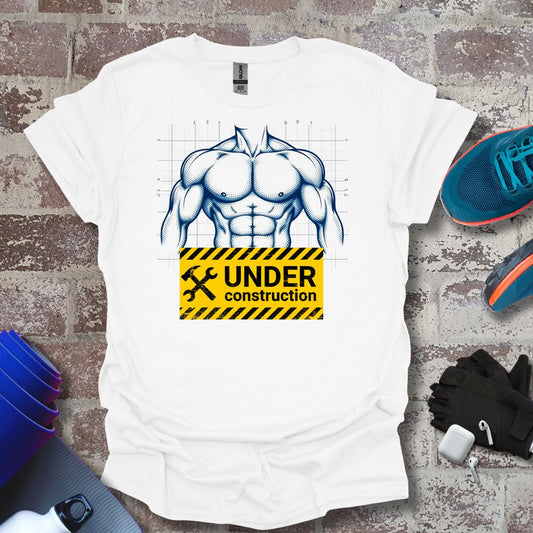Gym motivation "Under Construction"  Soft style T-Shirt